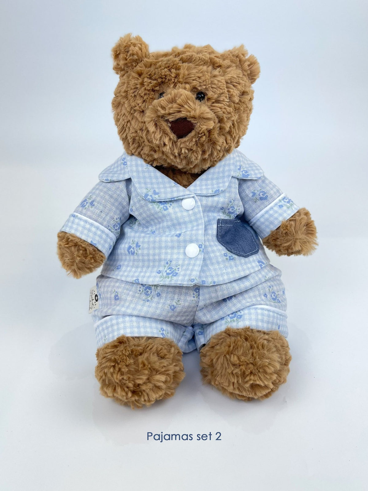 Cozy Bear Pajamas Set for Jellycat - handmade pajamas, photo 36