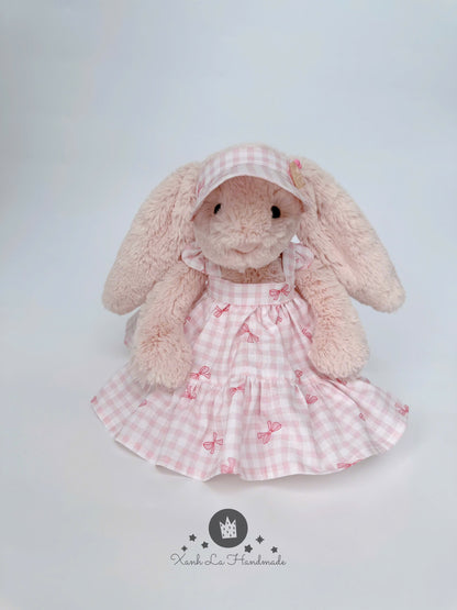 SUPER SPECIAL Cami Strap Dress & Baseball Cap Set for Jell cat Bunny & Bear