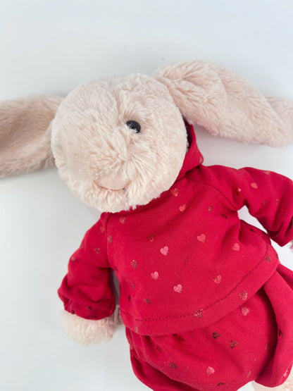 Super cute hoodie for bunnies , Hoodies in various sizes bunnies, a special gift for plush rabbit enthusiasts.