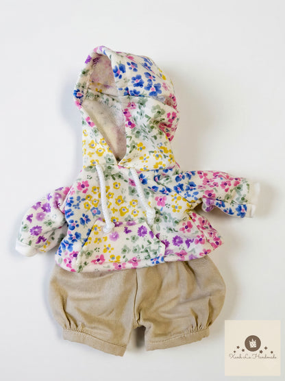 SUPER UNIQUE Hoodie with Ear Holes & Pants Set for Jellicat Bunny