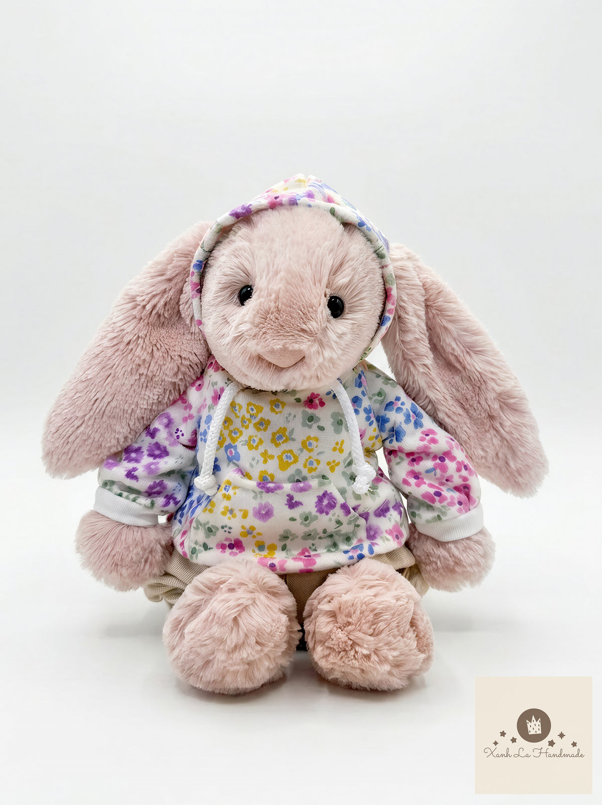 SUPER UNIQUE Hoodie with Ear Holes & Pants Set for Jellicat Bunny