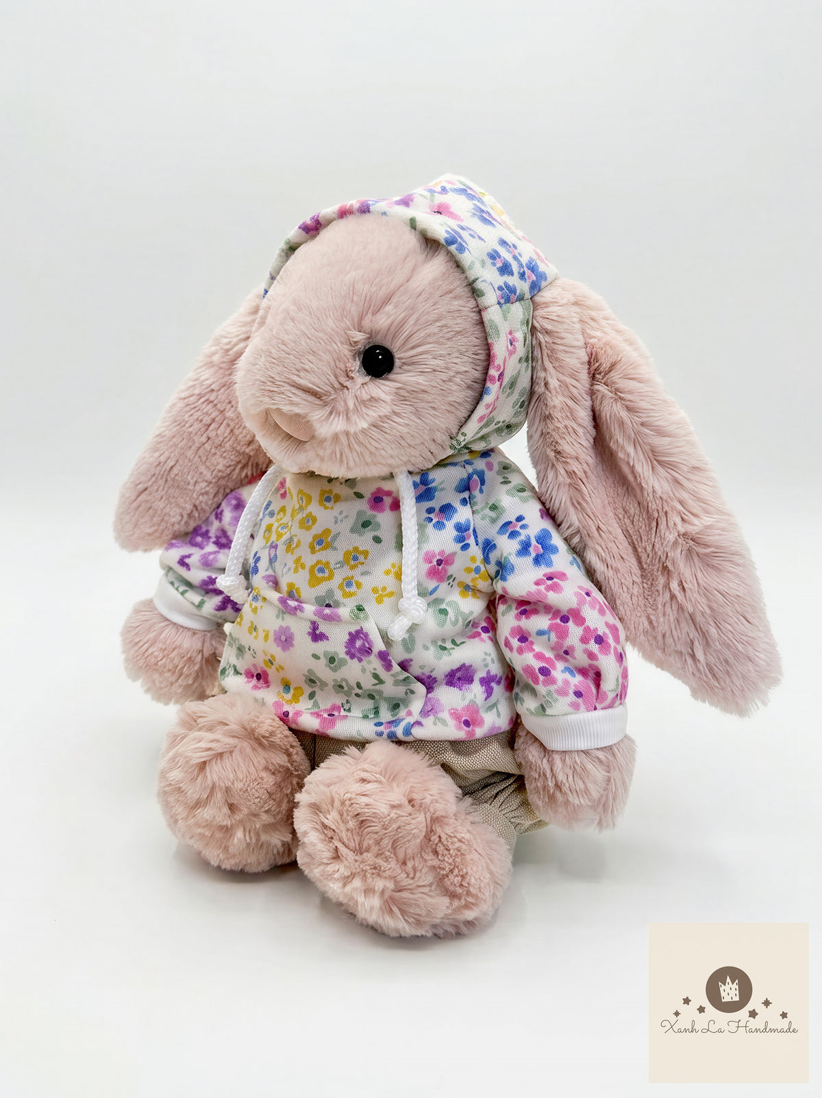 SUPER UNIQUE Hoodie with Ear Holes & Pants Set for Jellicat Bunny