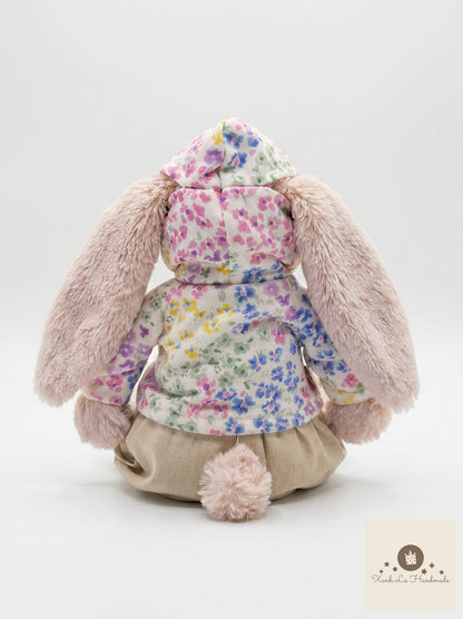 SUPER UNIQUE Hoodie with Ear Holes & Pants Set for Jellicat Bunny