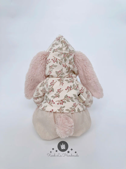 SUPER UNIQUE Hoodie with Ear Holes & Pants Set for Jellicat Bunny