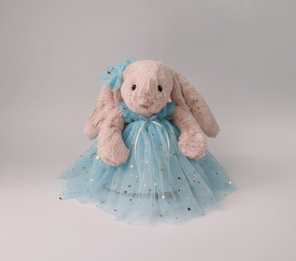 Tutu Dress for bunnies , Exquisite Plush Outfit, Cute Gift for Kids & Collectors by xanhlahandmade