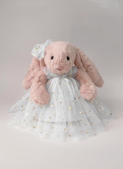 Tutu Dress for bunnies , Exquisite Plush Outfit, Cute Gift for Kids & Collectors by xanhlahandmade