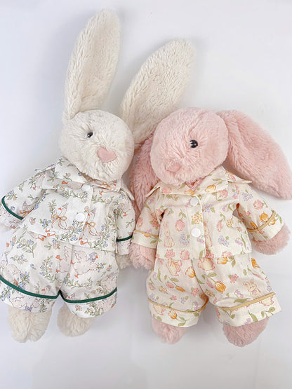 Super hot Pajamas custom for bunnies and bear, Pajamas for plush toys. gift for kids