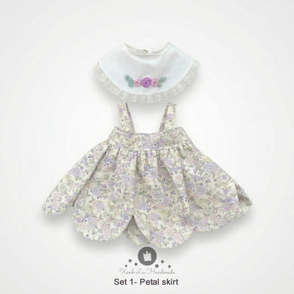 SUPER CUTE Hand-Embroidered Round Neck Dress for Jellicat Bunny
