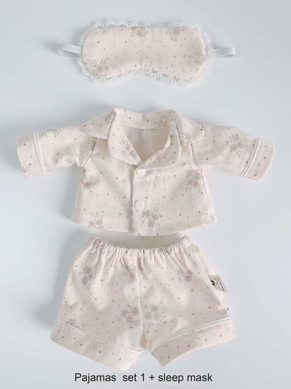Super hot Pajamas custom for bunnies and bear, Pajamas for plush toys. gift for kids