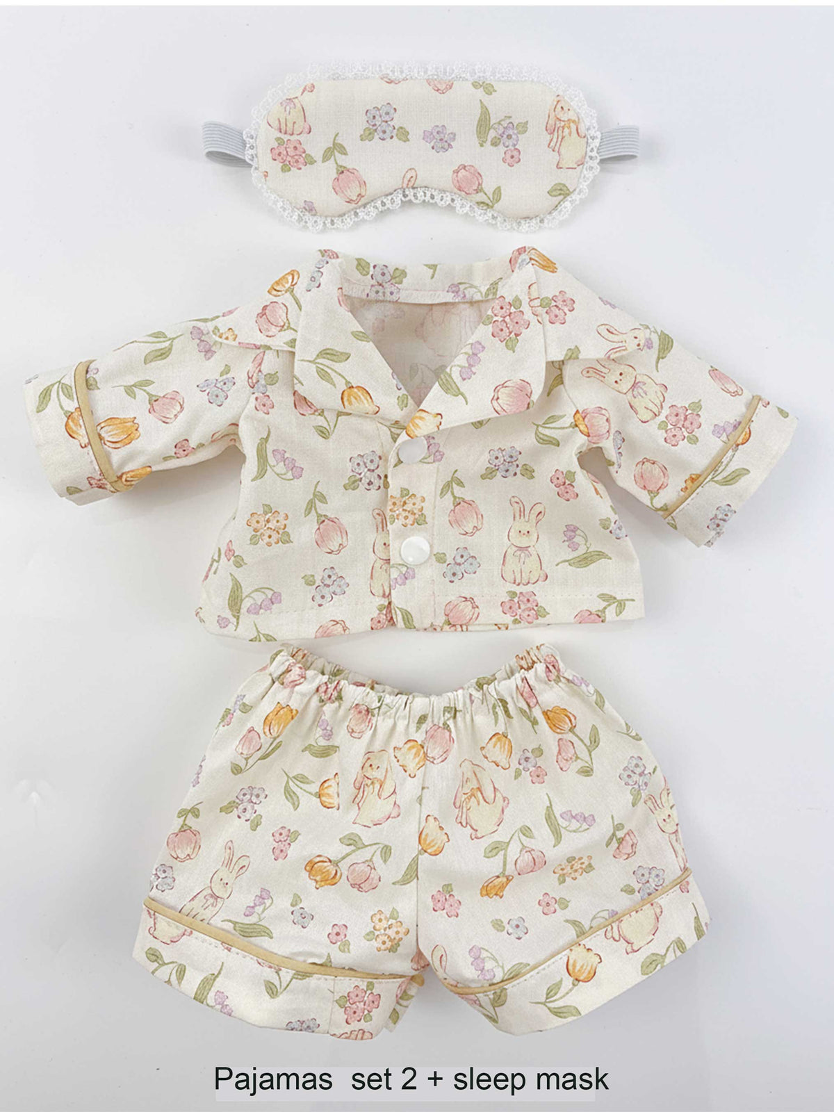 Super hot Pajamas custom for bunnies and bear, Pajamas for plush toys. gift for kids