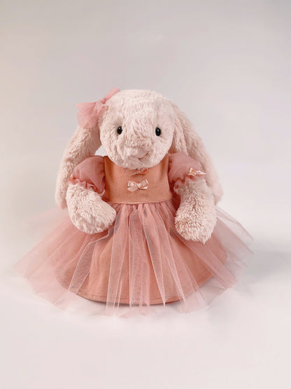 Handmade Tutu Dress for Jellicat  Bunny | Exquisite Plush Outfit