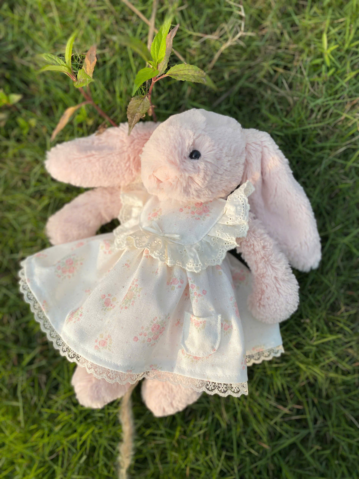 Flower Cosplay Costume for bunnies, Cute Plush Clothes Gift for Kids & Grandchildren