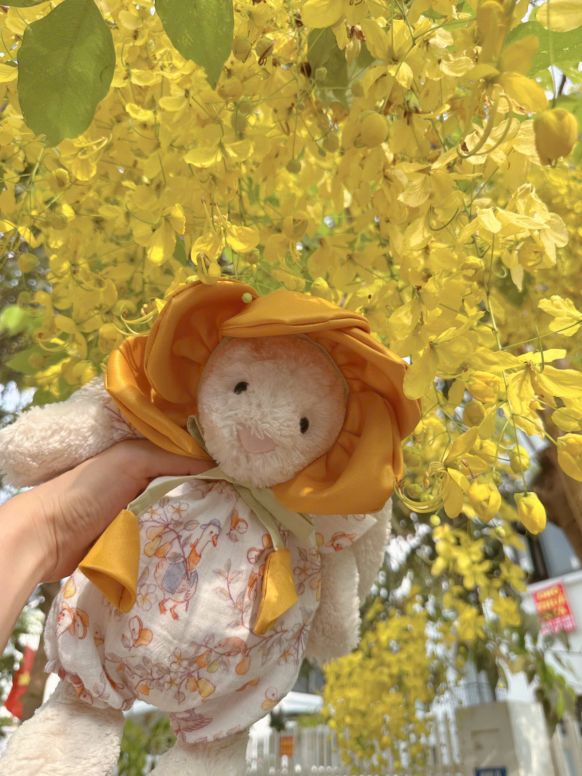Flower Cosplay Costume for bunnies, best gift for bunny collector