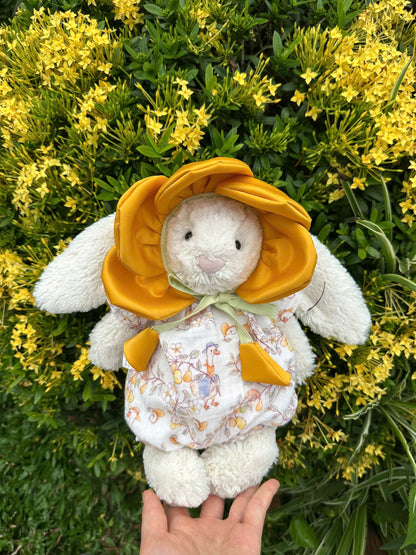 Flower Cosplay Costume for bunnies, best gift for bunny collector